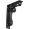 Ekena Millwork Orleans Wrought Iron Bracket, (Triple center brace), Powder Coated Black 2"W x 7 1/2"D x 10"H BKTM02X07X10TOL - alternate 1